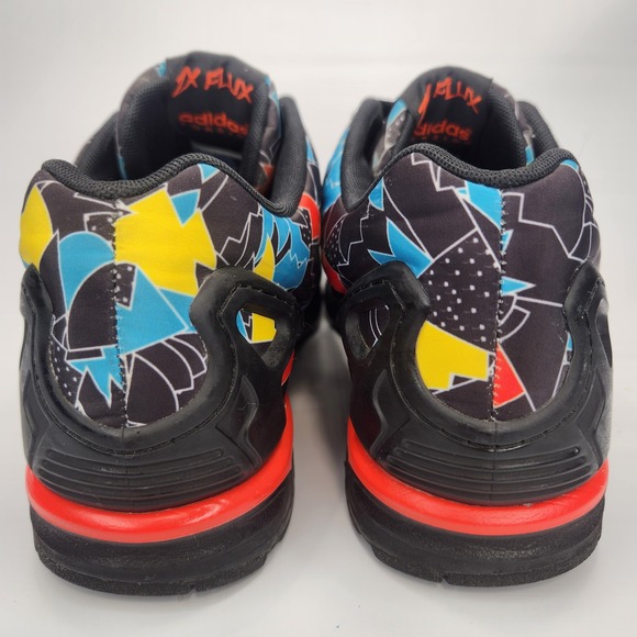 Adidas Torsion ZX Flux Men's Athletic Shoes 9.5 Rainbow Geo Prism AQ8436 - Picture 5 of 14